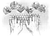 New layout with keyboard