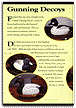 4-color brochure for hand-carved decoys