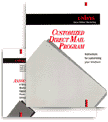 Clean & graphic 2-color direct mail marketing promotion