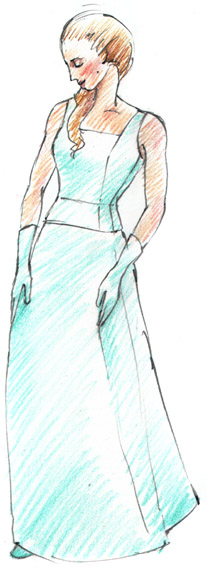 color fashion sketch