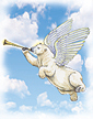 Polar Bear Angel: Color Pencil & Photoshop