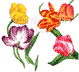 Mother's day signage: electronic sharp pastel rendering