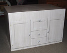 Faux antique cabinet