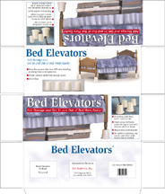 White Bed Elevator Package