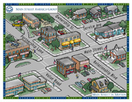 Mainstreet Map with Text