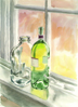 Bottles at Ivy's house
